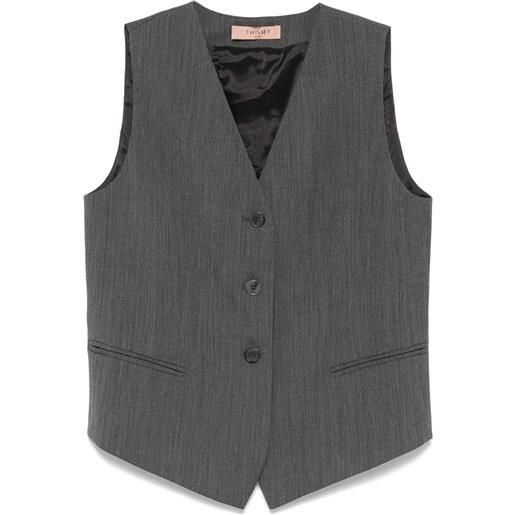 TWINSET gilet - grigio
