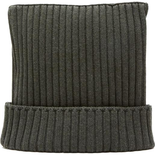 Acne Studios berretto a coste - verde