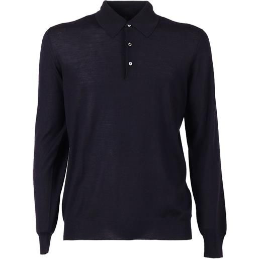 Fedeli polo a maniche lunghe - blu