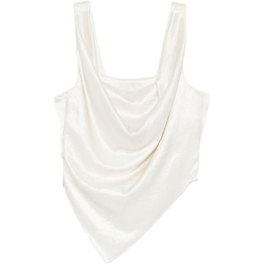 Nanushka canotta petra - bianco