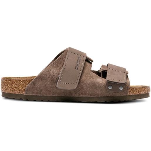 Birkenstock sandali uji con suola piatta - grigio