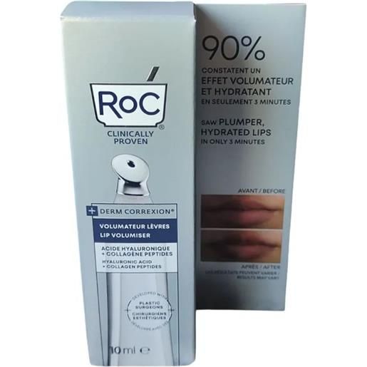 ROC derm correxion lip volumizer trattamento volumizzante labbra 10 ml
