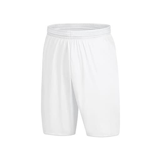 JAKO palermo 2.0, pantaloni sportivi bambini, bianco, 128