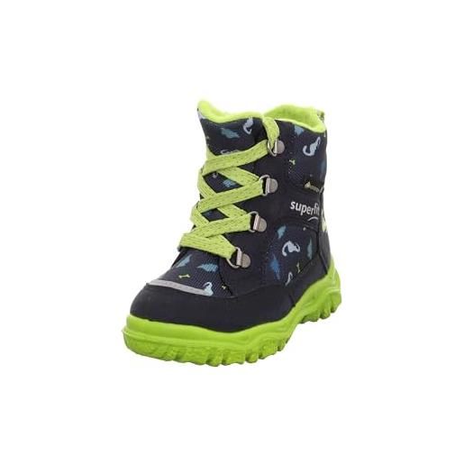 Superfit husky1 warm gefütterte gore-tex, stivali da neve bambini e ragazzi, blau hellgrün 8000, 22 eu