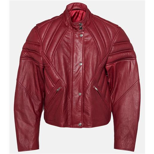 Isabel Marant giacca biker imbottita in pelle