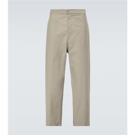 Lemaire pantaloni tapered in misto cotone
