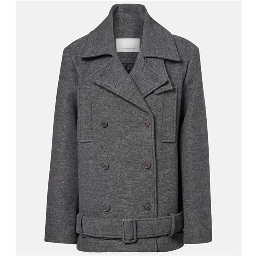 The Frankie Shop caban scothern in lana vergine