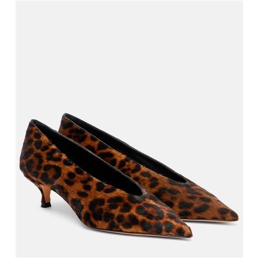 Le Monde Beryl le monde bã©ryl pumps in cavallino con stampa leopardata