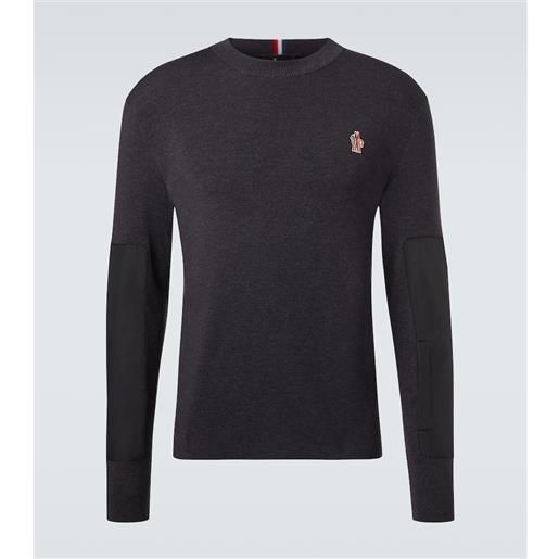 Moncler Grenoble pullover aprã¨s ski in misto lana