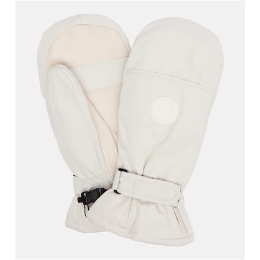 Yves Salomon guanti da sci con pelle