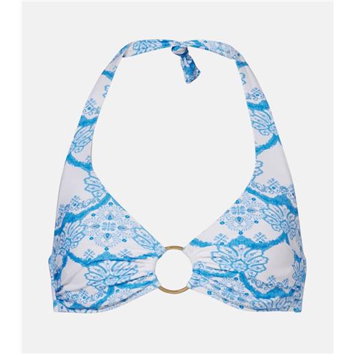 Melissa Odabash top bikini brussels con stampa