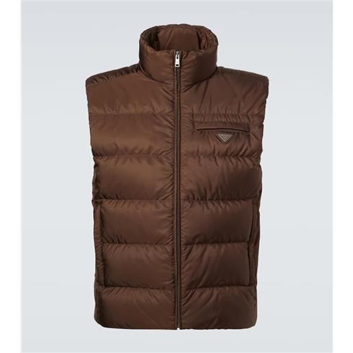 Prada gilet imbottito in re-nylon