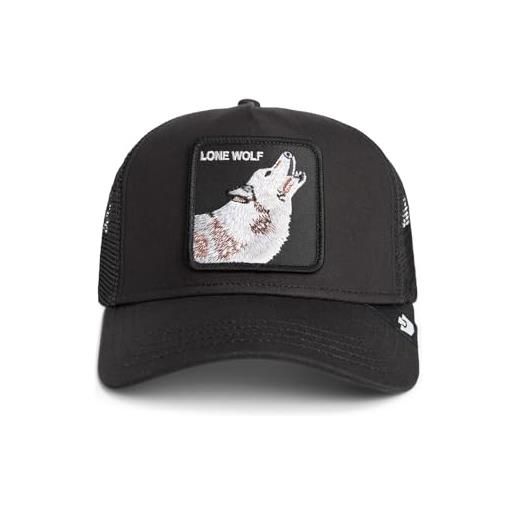 Goorin Bros. trucker cap lone wolf void black nero, taglia: taglia unica