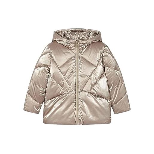 Mayoral giaccone metallizzato per bambine e ragazze seppia 4 anni (104cm)