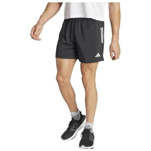 adidas uomo own the run shorts, black, xs 7 inch