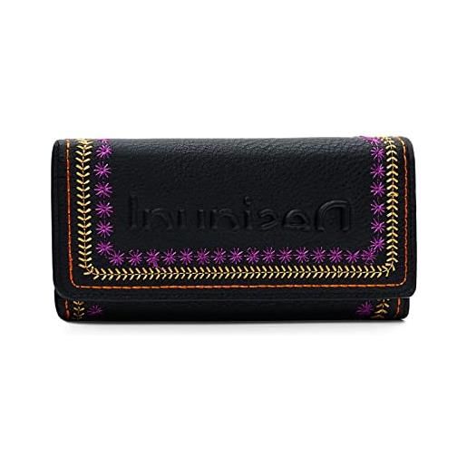 Desigual donna black mone_pol green_mariona 2000, nero, taglia unica