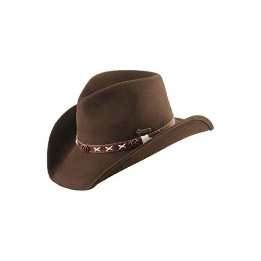 SCIPPIS smokey ranger cappello scippis cappello feltro di lana cappello in lana l/58-59 - marrone