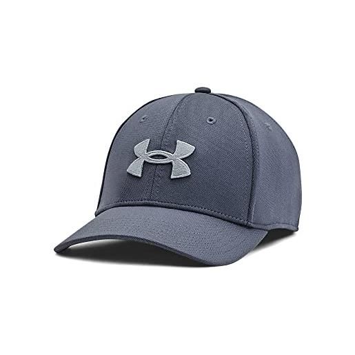 Under Armour blitzing cap stretch fit cappellini, (044) downpour gray/harbor blue, l xl uomo