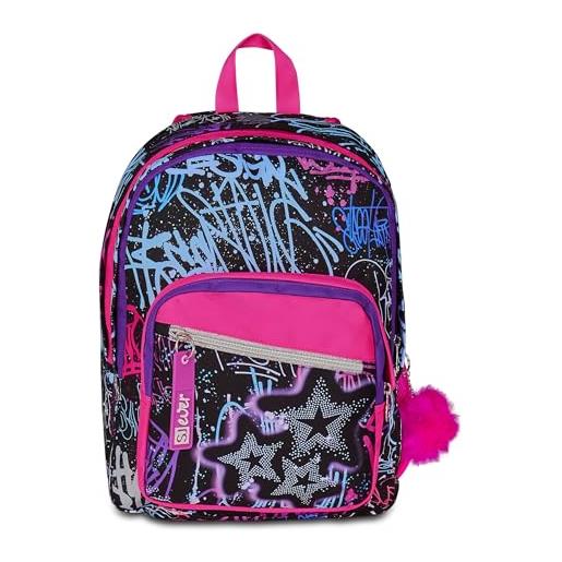 SJ GANG STYLE JAM GANG zaino scuola doppio scomparto sj gang sj ever fixstar girl