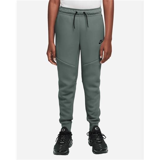 Nike tech fleece 2 clay jr - pantalone - verde
