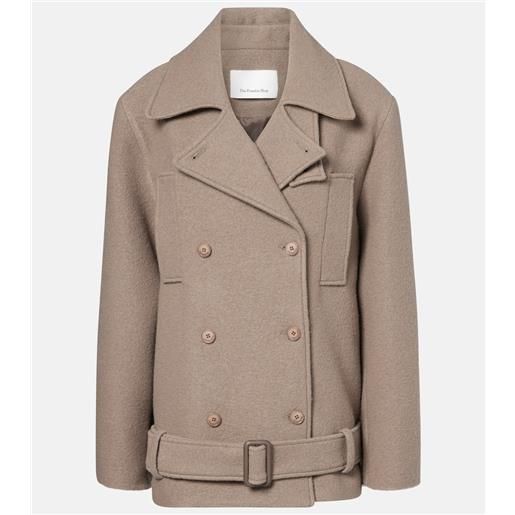 The Frankie Shop caban scothern in lana vergine