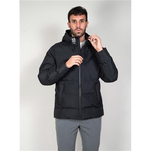 ICEBERG giubbotto con cappuccio nero