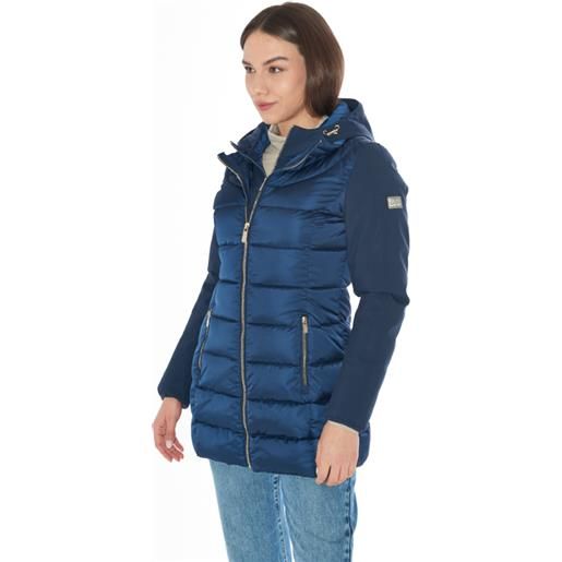 YES ZEE giubbotto doppio tessuto blu