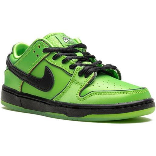Nike Kids sneakers x powerpuff girls sb dunk buttercup - verde
