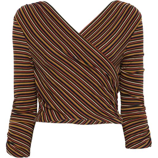 Anna Sui top a portafoglio - marrone