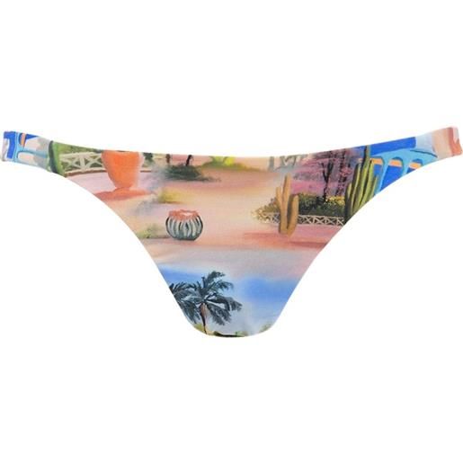 Les Benjamins slip bikini con stampa - toni neutri