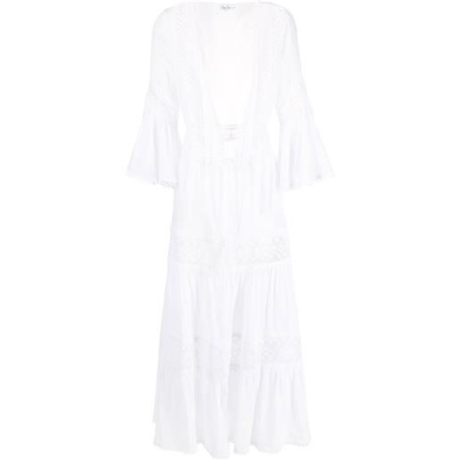 Charo Ruiz Ibiza abito con scollo a v - bianco