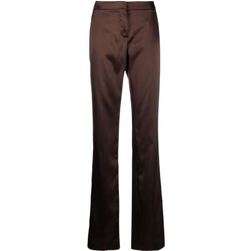 Alexander McQueen pantaloni dritti - marrone