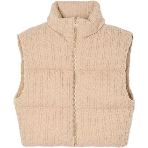 SANDRO gilet trapuntato - toni neutri