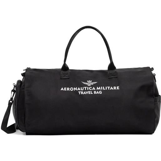 Aeronautica Militare borsone con stampa - nero