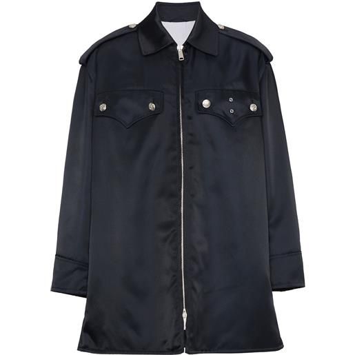 Calvin Klein giacca di twill con due tasche - blu