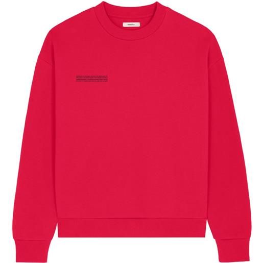 Pangaia felpa 365 in cotone - rosso