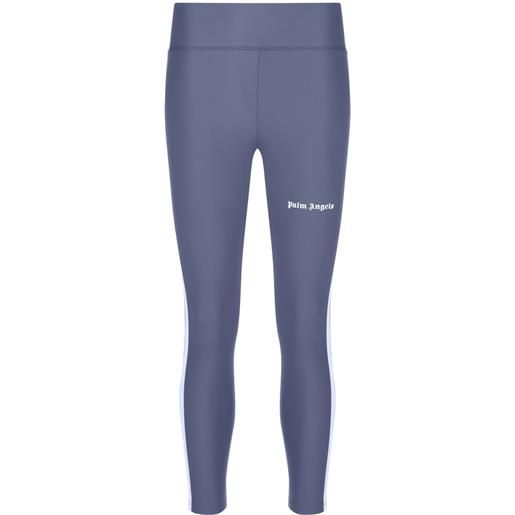 Palm Angels leggings con stampa - grigio