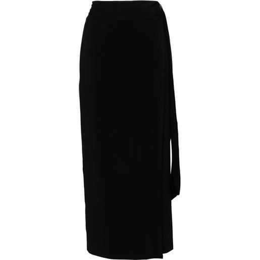 Max Mara pareo a vita alta beato - nero