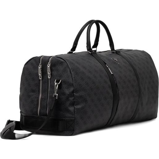 GUESS USA borsone con monogramma - nero