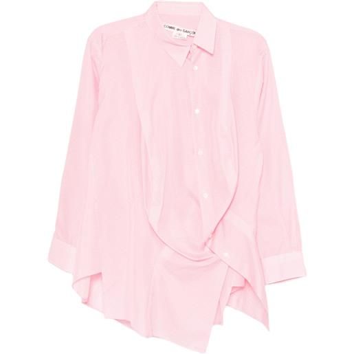 Comme Des Garçons camicia a quadri - rosa