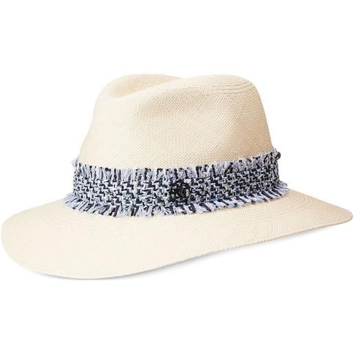 Maison Michel cappello a tesa larga henrietta - toni neutri