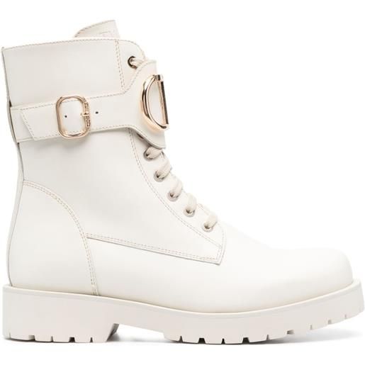 TWINSET stivaletti - bianco