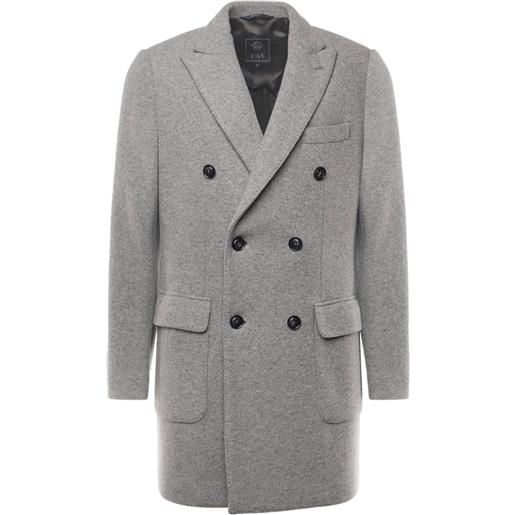 Fay cappotto doppiopetto - grigio