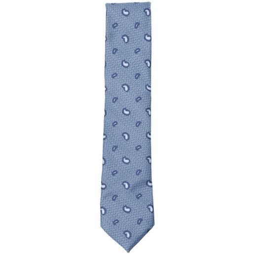 Zegna cravatta in seta - blu