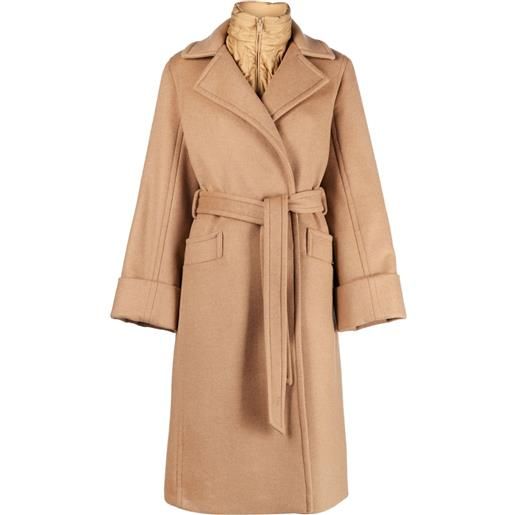 Fay cappotto con cintura - marrone