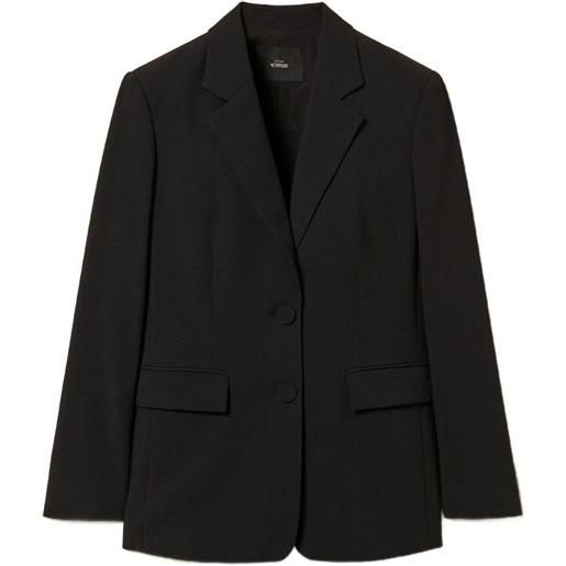 TWINSET blazer monopetto - nero