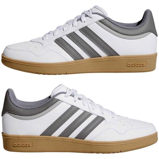adidas scarpe sneakers uomo adidas hoops 4.0 low bianco grigio sportswear uomo