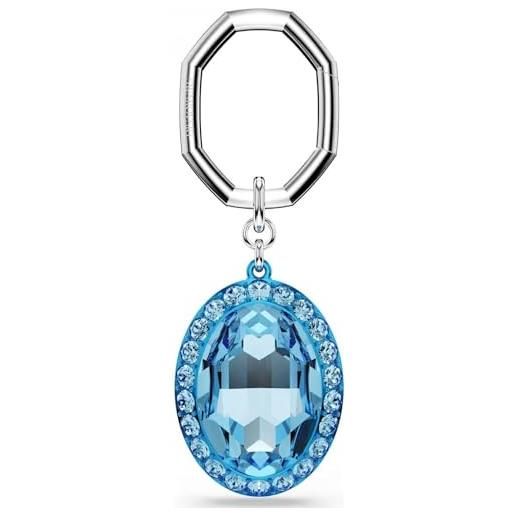 Swarovski portachiavi 5666644 ovale blu