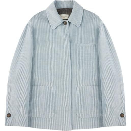 Montedoro giacca a coste con tasca - blu