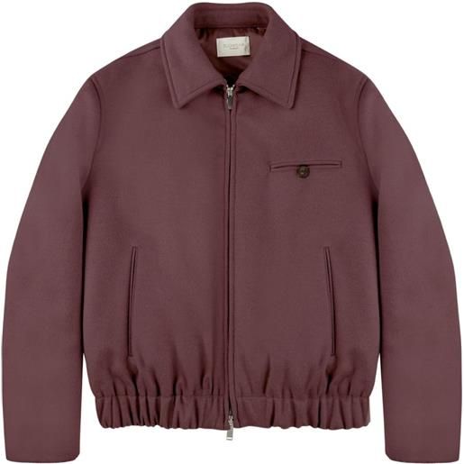 Montedoro bomber con zip - viola